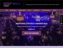 Tablet Screenshot of mortgagestrategyawards.co.uk